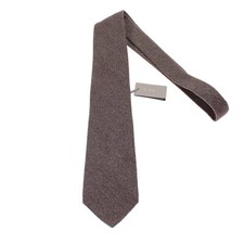 Tom Ford NWT Neck Tie in Brown/White Cashmere/Wool/Silk Blend Made in Italy
