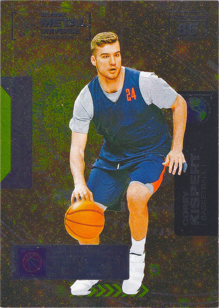 Corey Kispert 2021 Skybox Metal Universe Champions Foil Basketball Card #86