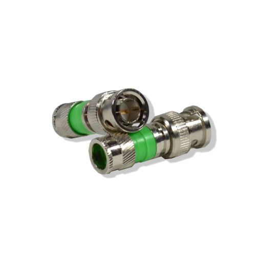 BNC Kompressionsstecker Adapter für RG59 Koaxialkabel CCTV Kamera Großhandel - Bild 2 von 3
