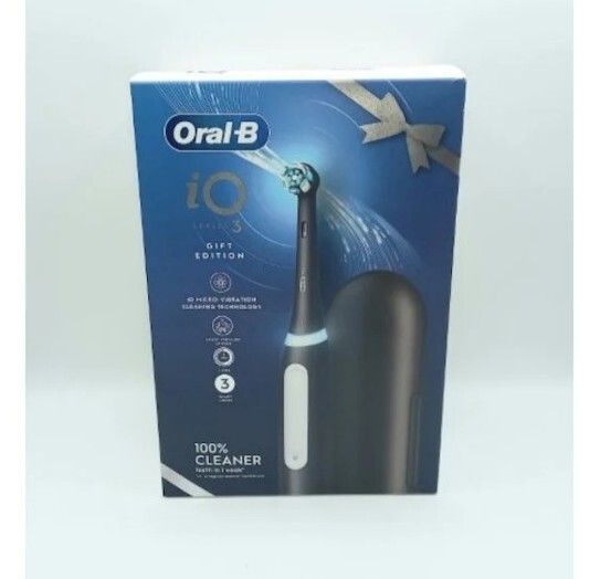 Oral-B iO Series 3 Electric Toothbrush Gift Edition - Black NEW FREE P&P