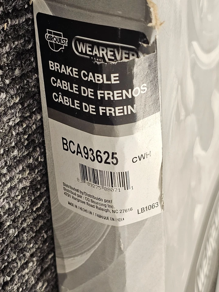 Кабель заднего стояночного тормоза для моделей Dodge Dakota 87-96 годов выпуска BCA93625 - Изображение 3 из 4