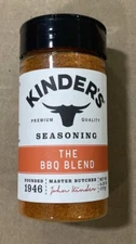 Kinder's Seasoning 6.25 oz. THE BBQ BLEND Flavor Smoked Meats Rub * BB 7/27