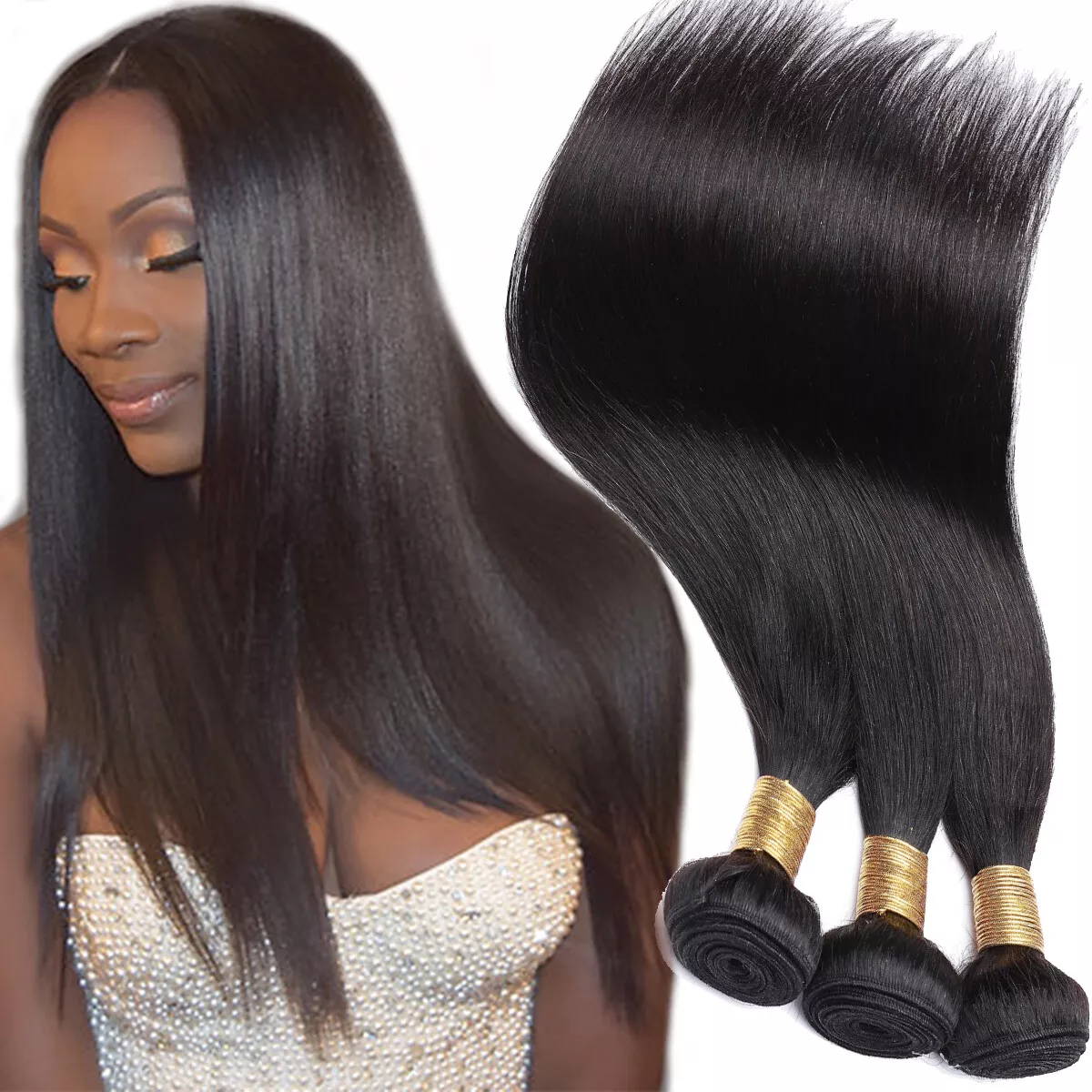 Virgin indian human top hair 100 by 100