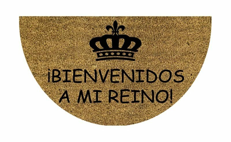 FELPUDO MI REINO SEMICIRCULAR SEMILUNA. ¡¡ENTREGA 24/48 HORAS!!