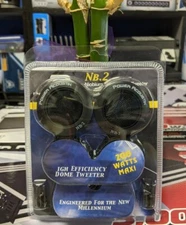 POWER ACOUSTIK NB-2 200W Max 1" 3-Way Mount 4-Ohm Stereo Car Audio Dome Tweeters