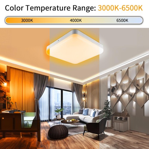 72W Bright LED Garage Lights White For Workshop Warehouse Wall Ceiling Light UK - Picture 6 of 16