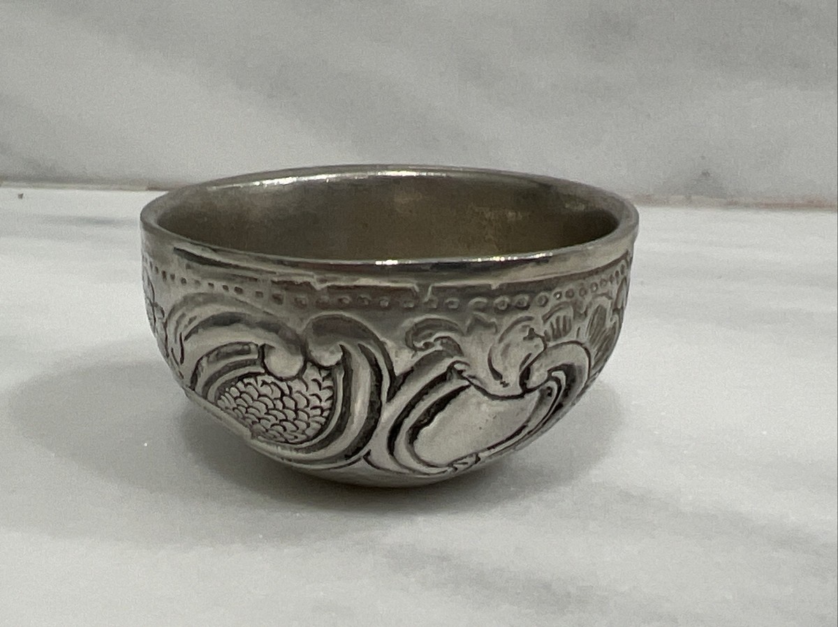 ASKVOLL BRUG STØPT TINN made in Norway Vintage Askvoll Brug Støpt Tin Cast Pewter Extra Large Spoon