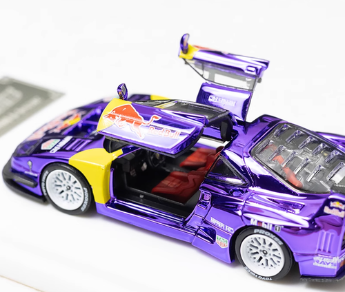 DK 1:64 HEC Plating Purple F40 Sports Model Diecast Metal Car - Picture 4 of 8
