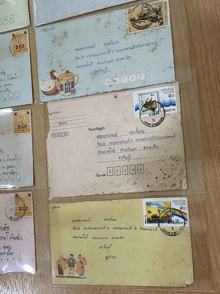 Thailand Small Group Old 10 Covers Mail Local Use Commemorative Free Shipping - Image 3 of 4