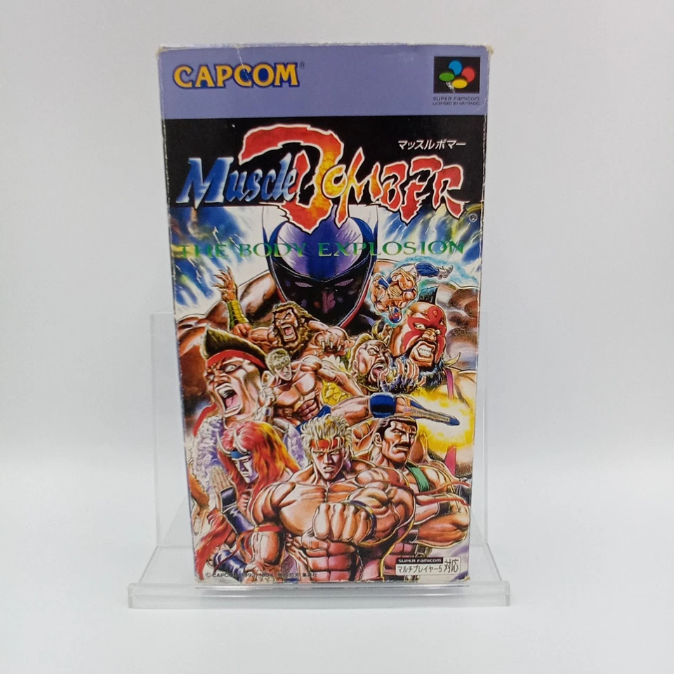 Muscle Bomber Saturday Night Slam Masters Super Famicom Nintendo Japan Complete - Image 2 of 4