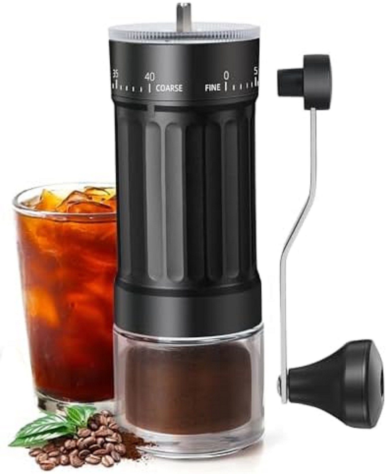 Manual Coffee Grinder With Ceramics Burr For Espresso,French