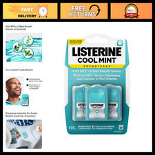 Fresh Breath Pocket Strips, Cool Mint Flavor, 24 Strips Each, 3 Pack - Travel Si
