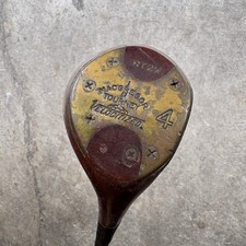 Vintage MacGregor Tourney Velocitized RT2W 4 Wood Persimmon Golf Club