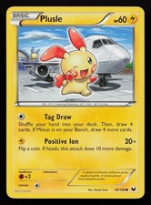 Plusle 39/108 Common Dark Explorers Pokemon LP on eBay