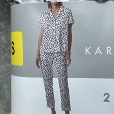 Karen Neuburger Women's L Pajama Set Black h0043