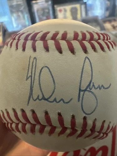 Nolan Ryan Signed Baseball HOF💥no COA. Got From Spring Training Game Years Ago