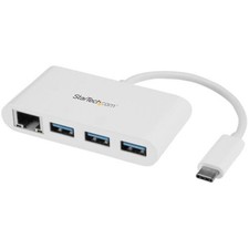 Startech HB30C3A1CFBW 4 PORT USB C HUB USB 3.0 TYPE C EXPANSION HUB LAPTOP USBC