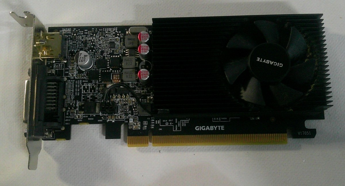 GT 1030 2GB GDDR5 GIGABYTE LOW PROFILE