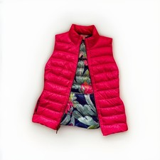 Lilly Pulitzer Cute Preppy Pink Puffer Vest W...