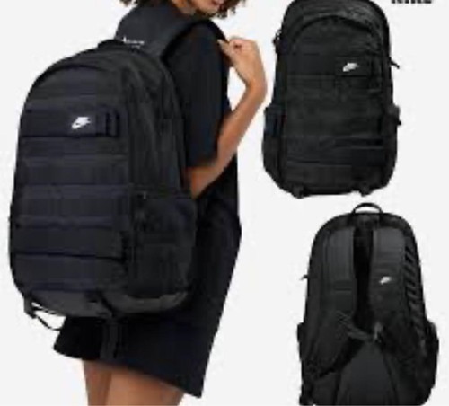 Nike Sb Rpm Backpack Rucksack Black 26L Men Bag Original Collection Sports - Picture 3 of 19