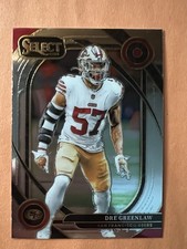 Dre Greenlaw 2024 Panini Select Club Level San Francisco 49ers Super Bowl