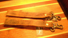 Myra Brown Distressed Leather Wristlet/ Keychains