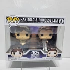 Funko Pop Star Wars  The Empire Strikes Back Han Solo & Princess Leia 2 Pack