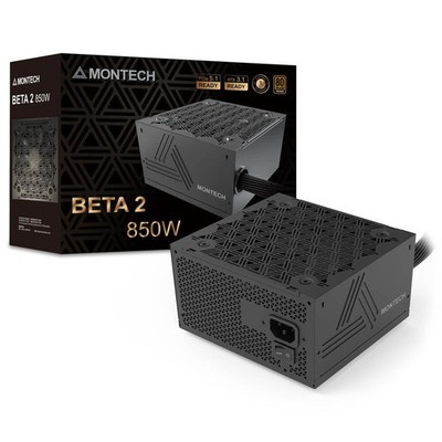 Montech BETA 2 80 PLUS Bronze Netzteil, ATX 3.1, PCIe 5.1 - 850 Watt, schwarz