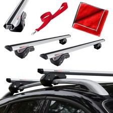 RIDIGO STRIKER Aluminium silber Dachträger für Audi A6 Allroad C7 (ab 2012)