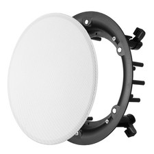 sourcing map Ceiling In-Wall Speaker Grille Cover and Base, 9.2 Inch White...