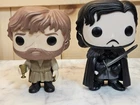 Game of Thrones Funko Pop Lot Jon Snow #07 & Tyrion Lannister #01 Loose OOB