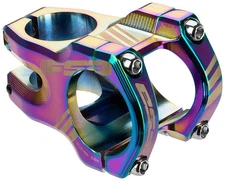 Full Speed Ahead Team Stem - 50mm, 35mm Clamp, 0 deg, 1 1/8", Oil Slick