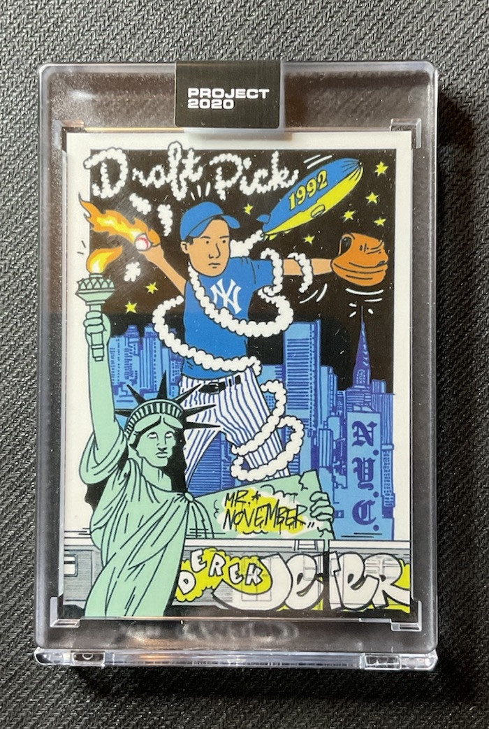 Topps Project 2020 #107 1993 Derek Jeter Ermsy Baseball Card New York Yankees