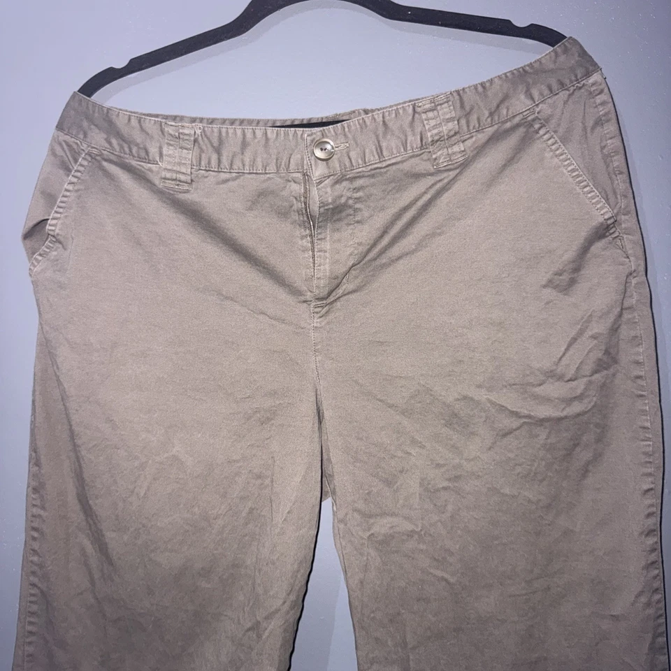 Columbia Shorts Womens 14 Dark Khaki/Brown Capri Short Outdoor Hiking Sportswear - Image 2 of 4