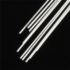 Plastruct Hexagon Rod .020x10 (10) - Model Scratch Building Plastic Rods