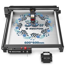 Mecpow X5 Pro Laser Engraver Cutter 33W High Accuracy Air Assist,Engraving DIY