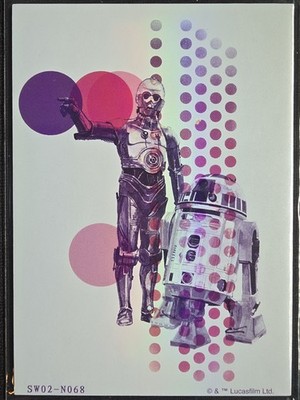 2023 Card.fun Star Wars Global Art Series: Episode II #SW02-N068 C-3PO & R2-D2