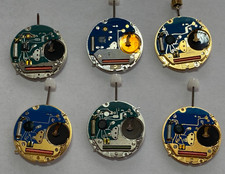 6 ETA 955.412 type good circuits repair/spare inc Tag Heuer + GP screwdown crown