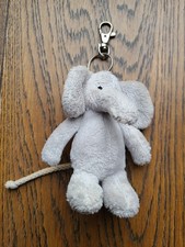 Jellycat Bashful Elephant bag charm / keyring – retired vintage