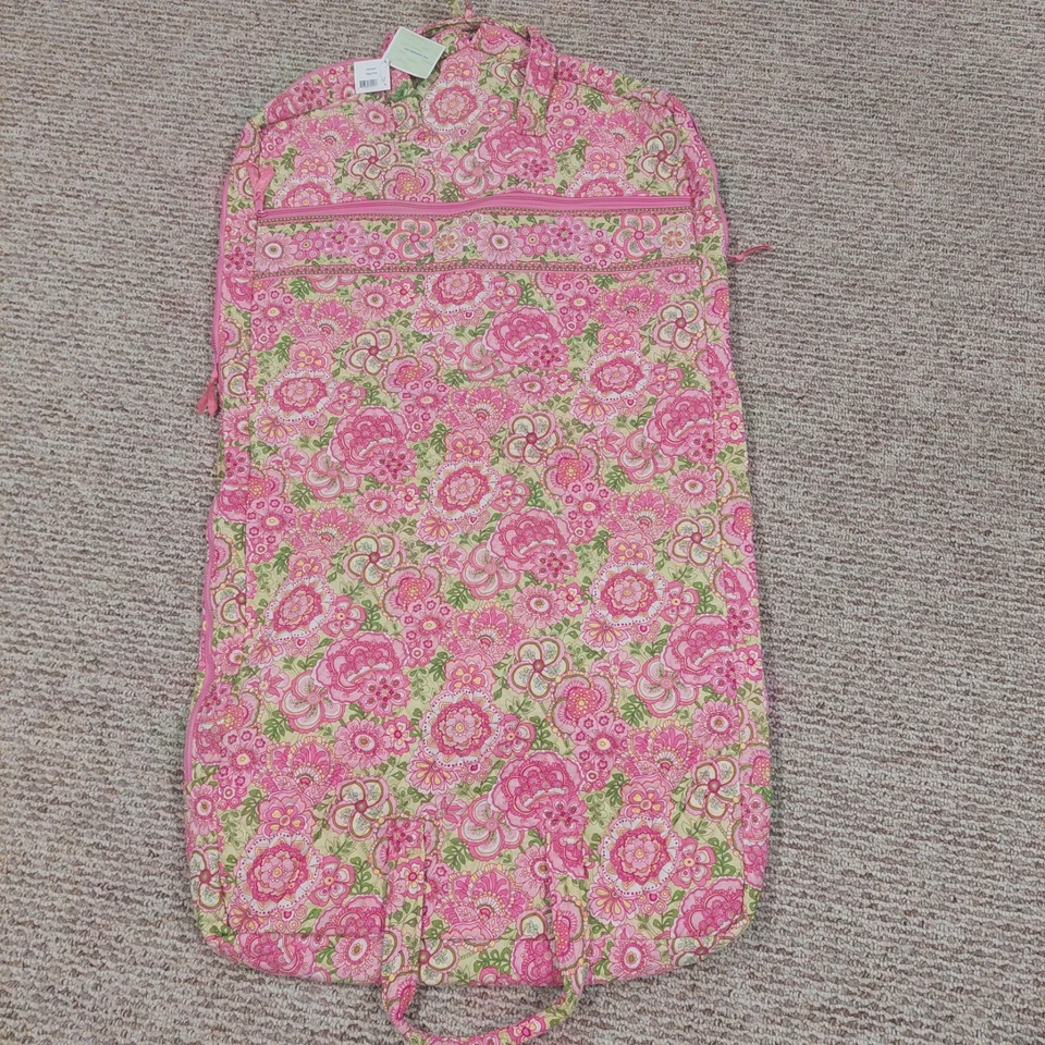 Vera Bradley Bolso de Ropa Floral Pétalo Rosa Traje de Viaje Rojo Rosa Blanco Foto 3 de 4