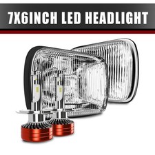 5x7 7x6 H6054 LED Headlight DRL H4 9003 For YJ XJ Offroad Replacement