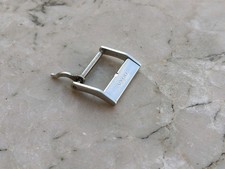 DOXA VINTAGE STAHL UHRENARMBAND SCHNALLE FIBBIA UHREN 16mm DIVER CHRONOGRAPH