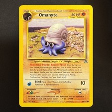 Omanyte - 60/75 - Neo Discovery - Pokemon - Common - Played