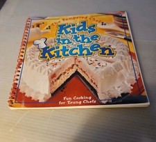 Vintage 1998 The Pampered Chef "KIDS IN THE KITCHEN" Cookbook Spiral Bound