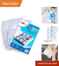 540 Pocket Baseball Card Sleeves - 9-Pocket Plastic Protectors for Sports Car...