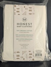 HonestBaby Unisex Baby Classics Fitted Crib Sheets Set, 100 Organic Cotton 2pc