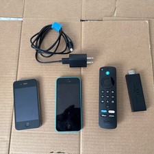 iPhone 5c, iPhone 4, Firestick for parts READ