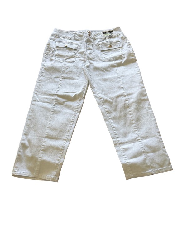 Women's d.jeans Recycled Twill High Waist Straight ankle Size 14 NEW
