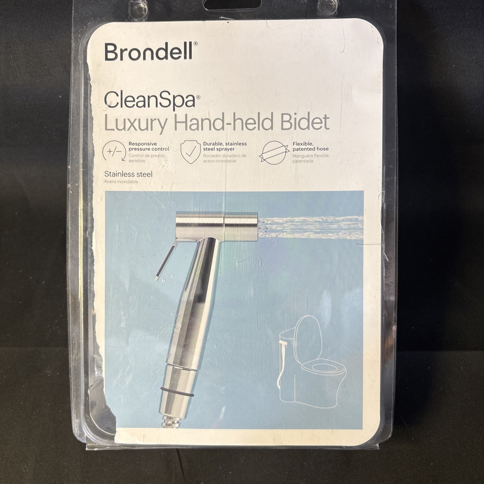 Brondell CSL-40 CleanSpa Luxury Hand Held Bidet Stainless St