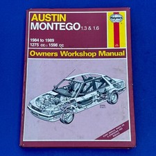 Haynes Manual 1066 - Austin Montego 1.3 1.6 1984-1989 1275cc 1598cc (H6)